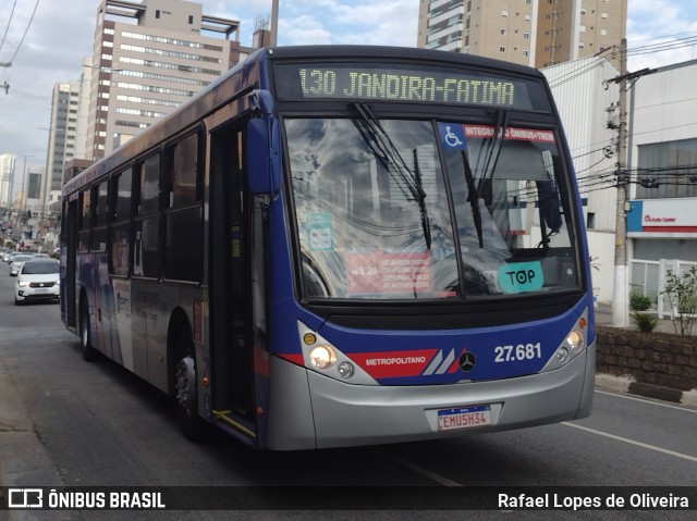 BB Transportes e Turismo 27.681 na cidade de Osasco, São Paulo, Brasil, por Rafael Lopes de Oliveira. Número da foto: #11304738.