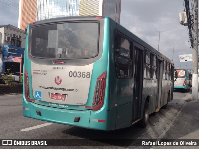Auto Viação Urubupungá 00368 na cidade de Osasco, São Paulo, Brasil, por Rafael Lopes de Oliveira. Número da foto: #11304043.