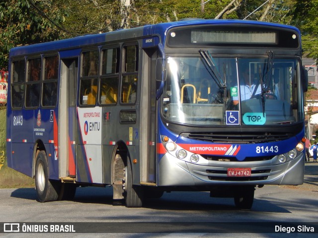 Next Mobilidade - ABC Sistema de Transporte 81.443 na cidade de Ribeirão Pires, São Paulo, Brasil, por Diego Silva. ID da foto: 11305709.