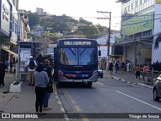 Viação Cidade de Caieiras 22.154 na cidade de Franco da Rocha, São Paulo, Brasil, por Thiago de Souza. Número da foto: #11305548.