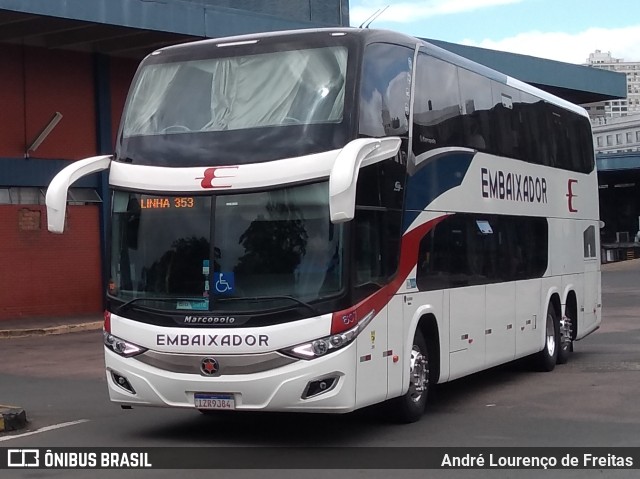 Expresso Embaixador 607 na cidade de Porto Alegre, Rio Grande do Sul, Brasil, por André Lourenço de Freitas. ID da foto: 11305609.