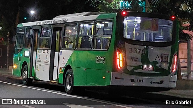 VB Transportes e Turismo 3379 na cidade de Campinas, São Paulo, Brasil, por Eric Gabriel. Número da foto: #11304386.