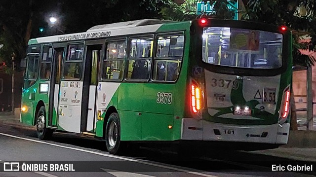 VB Transportes e Turismo 3379 na cidade de Campinas, São Paulo, Brasil, por Eric Gabriel. ID da foto: 11304386.