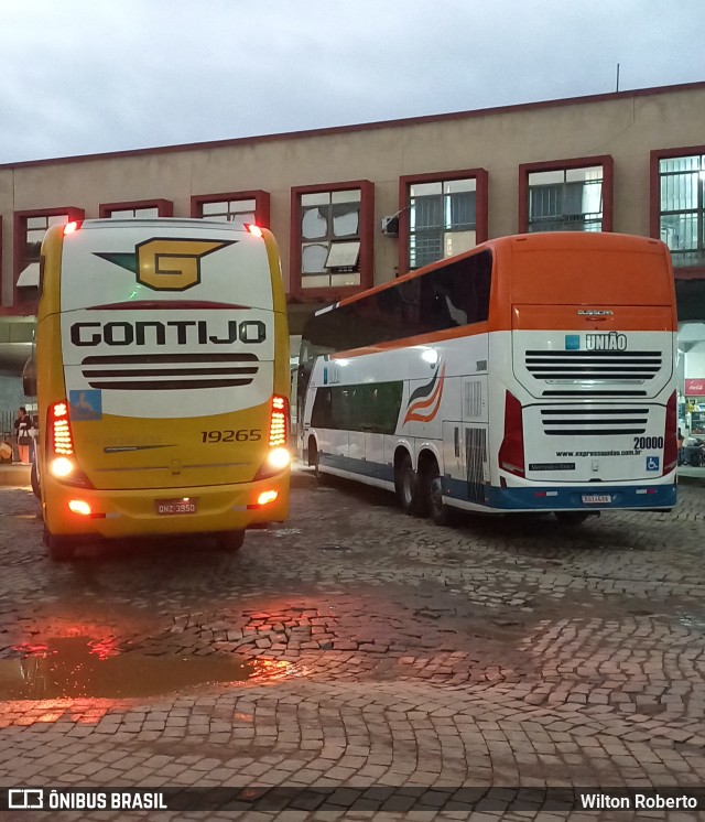 Empresa Gontijo de Transportes 19265 na cidade de Governador Valadares, Minas Gerais, Brasil, por Wilton Roberto. Número da foto: #11308319.