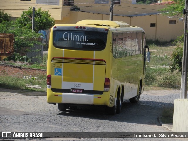 Viação Itapemirim 8627 na cidade de Caruaru, Pernambuco, Brasil, por Lenilson da Silva Pessoa. ID da foto: 11308535.