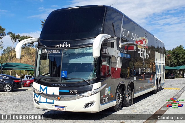Empresa de Ônibus Nossa Senhora da Penha 60115 na cidade de Queluz, São Paulo, Brasil, por Claudio Luiz. Número da foto: #11308490.