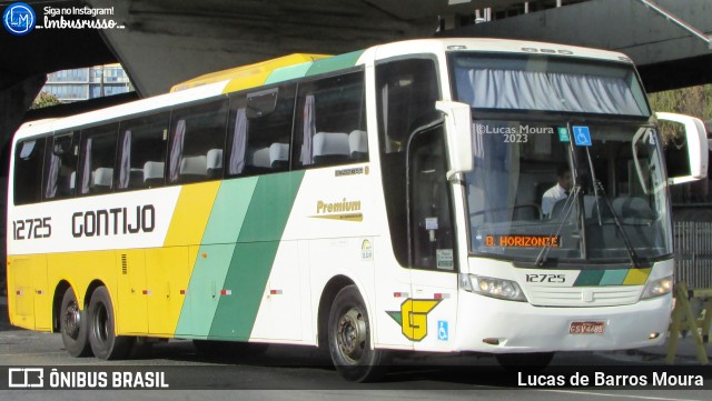 Empresa Gontijo de Transportes 12725 na cidade de Belo Horizonte, Minas Gerais, Brasil, por Lucas de Barros Moura. Número da foto: #11308942.