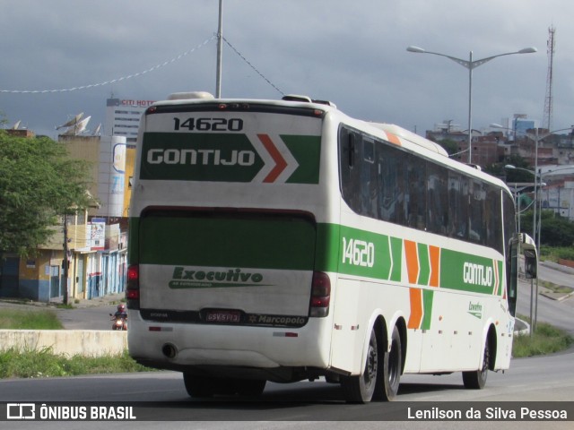 Empresa Gontijo de Transportes 14620 na cidade de Caruaru, Pernambuco, Brasil, por Lenilson da Silva Pessoa. ID da foto: 11308592.