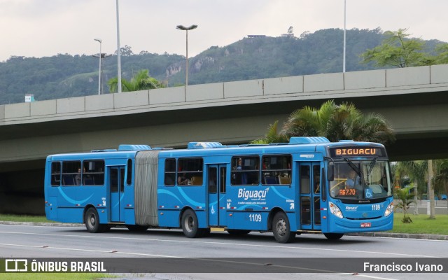 Biguaçu Transportes Coletivos Administração e Participação 1109 na cidade de Florianópolis, Santa Catarina, Brasil, por Francisco Ivano. Número da foto: #11308104.