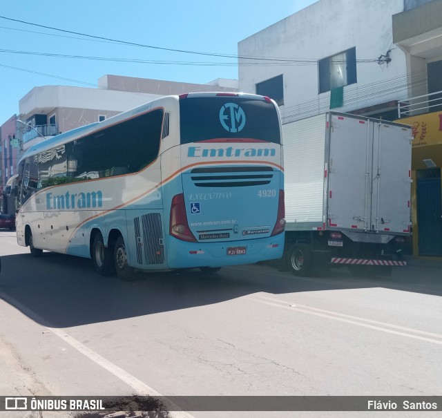 Emtram 4920 na cidade de Barra da Estiva, Bahia, Brasil, por Flávio  Santos. Número da foto: #11309224.