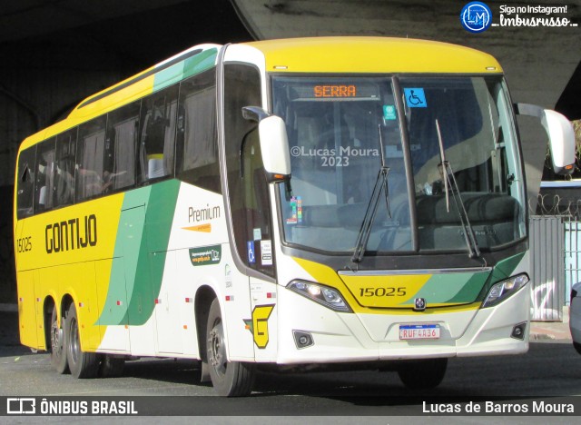 Empresa Gontijo de Transportes 15025 na cidade de Belo Horizonte, Minas Gerais, Brasil, por Lucas de Barros Moura. ID da foto: 11308961.