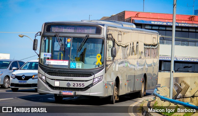 Expresso CampiBus 2355 na cidade de Campinas, São Paulo, Brasil, por Maicon Igor  Barboza. Número da foto: #11307974.