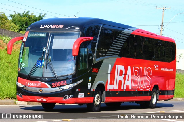 Lirabus 20002 na cidade de Campinas, São Paulo, Brasil, por Paulo Henrique Pereira Borges. Número da foto: #11308218.