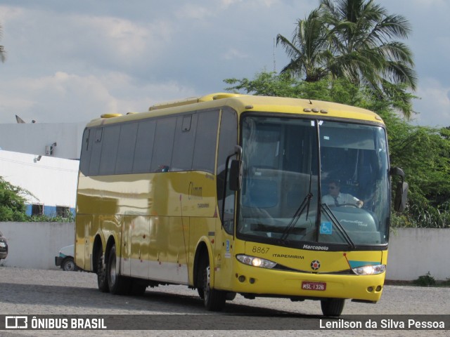 Viação Itapemirim 8867 na cidade de Caruaru, Pernambuco, Brasil, por Lenilson da Silva Pessoa. ID da foto: 11308570.