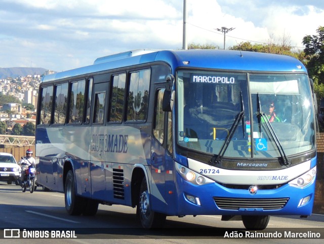 Automade Locação de Veículos 26724 na cidade de Belo Horizonte, Minas Gerais, Brasil, por Adão Raimundo Marcelino. ID da foto: 11311632.