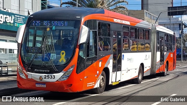 Expresso CampiBus 2533 na cidade de Campinas, São Paulo, Brasil, por Eric Gabriel. Número da foto: #11309781.