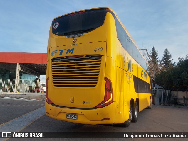 ETM - Empresa de Transporte Maullín 470 na cidade de Huechuraba, Santiago, Metropolitana de Santiago, Chile, por Benjamín Tomás Lazo Acuña. ID da foto: 11309240.