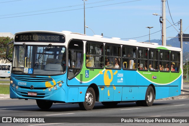 Viação Grande Vitória 23056 na cidade de Vitória, Espírito Santo, Brasil, por Paulo Henrique Pereira Borges. ID da foto: 11311176.