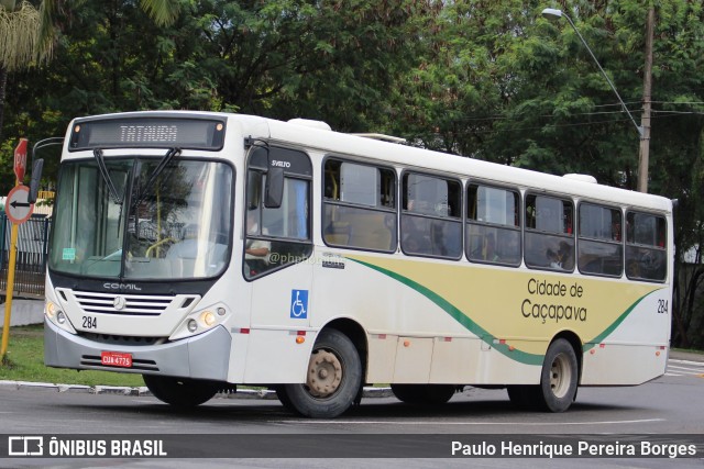 ABC Transportes Coletivos - Cidade de Caçapava 284 na cidade de Caçapava, São Paulo, Brasil, por Paulo Henrique Pereira Borges. Número da foto: #11311199.