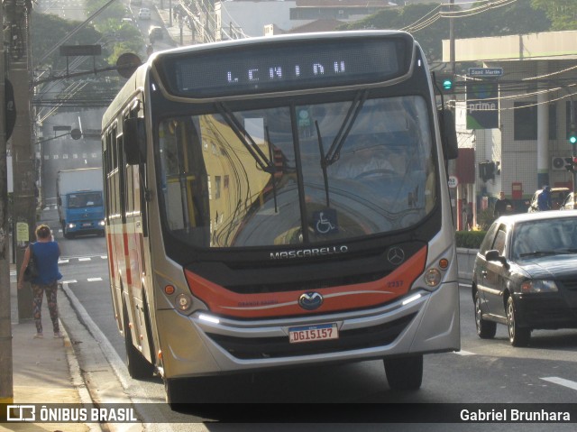 Transportes Coletivos Grande Bauru 2237 na cidade de Bauru, São Paulo, Brasil, por Gabriel Brunhara. Número da foto: #11310716.