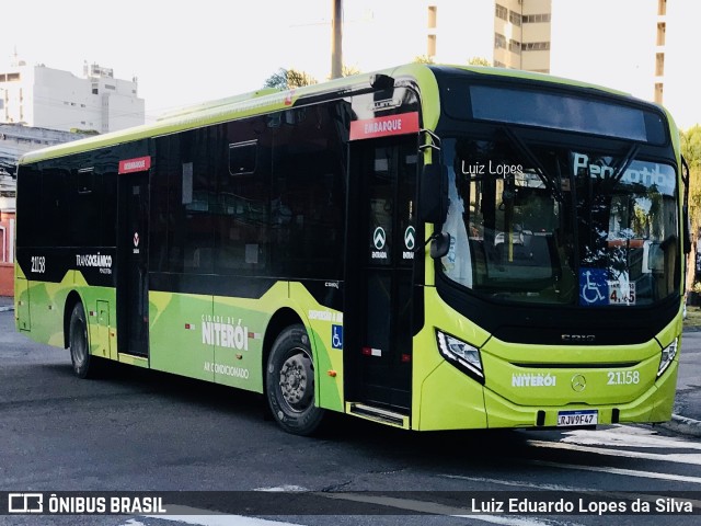 Viação Pendotiba 2.1.158 na cidade de Niterói, Rio de Janeiro, Brasil, por Luiz Eduardo Lopes da Silva. Número da foto: #11309689.