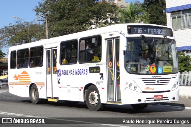 Viação Agulhas Negras RJ 169.009 na cidade de Volta Redonda, Rio de Janeiro, Brasil, por Paulo Henrique Pereira Borges. Número da foto: #11311217.