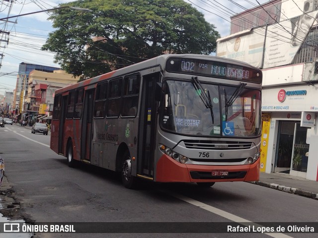 Viação Osasco 756 na cidade de Osasco, São Paulo, Brasil, por Rafael Lopes de Oliveira. Número da foto: #11309424.