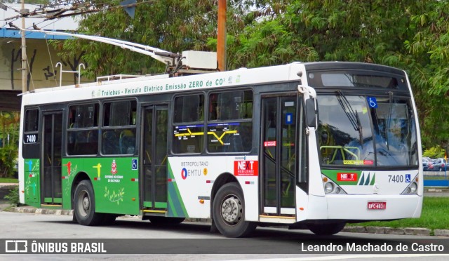 Next Mobilidade - ABC Sistema de Transporte 7400 na cidade de Santo André, São Paulo, Brasil, por Leandro Machado de Castro. ID da foto: 11311238.