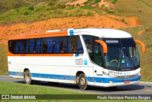 Expresso União 10308 na cidade de Aparecida, São Paulo, Brasil, por Paulo Henrique Pereira Borges. ID da foto: 11311141.