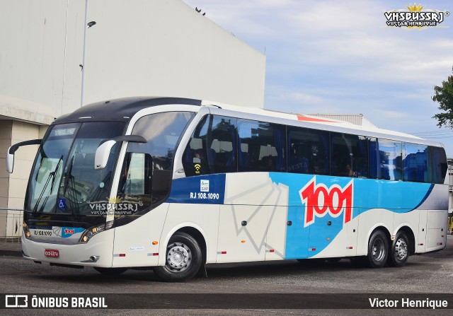 Auto Viação 1001 RJ 108.1090 na cidade de Rio de Janeiro, Rio de Janeiro, Brasil, por Victor Henrique. ID da foto: 11311318.