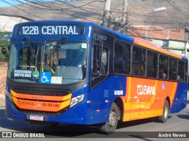 Evanil Transportes e Turismo RJ 132.146 na cidade de Nova Iguaçu, Rio de Janeiro, Brasil, por André Neves . Número da foto: #11311600.