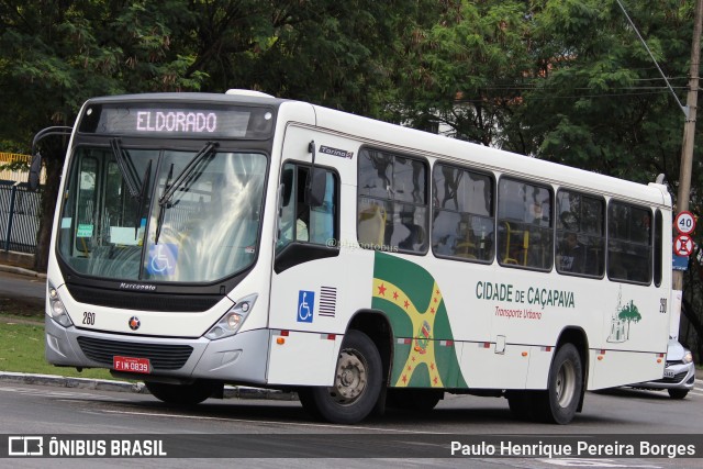 ABC Transportes Coletivos - Cidade de Caçapava 260 na cidade de Caçapava, São Paulo, Brasil, por Paulo Henrique Pereira Borges. ID da foto: 11311203.