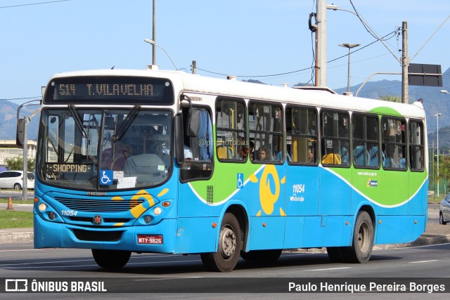 Metropolitana Transportes e Serviços 11054 na cidade de Vitória, Espírito Santo, Brasil, por Paulo Henrique Pereira Borges. ID da foto: 11311170.