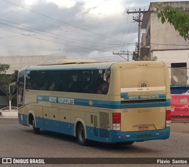 Viação Novo Horizonte 1033411 na cidade de Tanhaçu, Bahia, Brasil, por Flávio  Santos. Número da foto: #11310278.