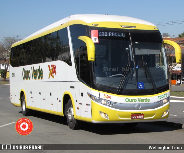 Auto Viação Ouro Verde 13095 na cidade de Americana, São Paulo, Brasil, por Wellington Lima. ID da foto: 11309797.