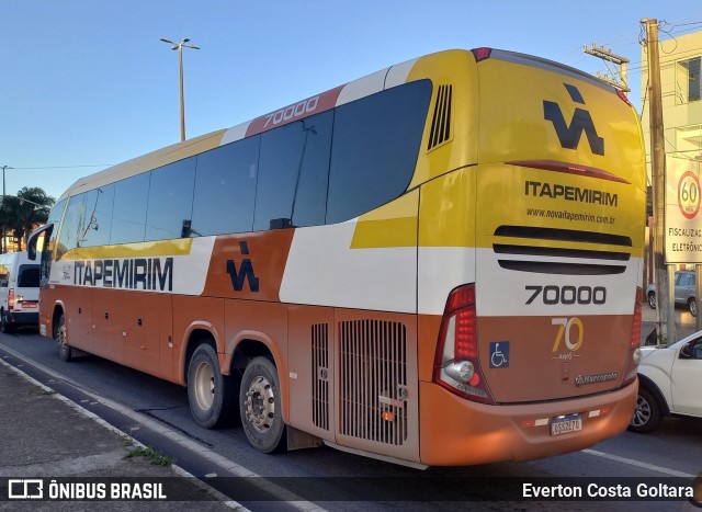 Viação Nova Itapemirim 70000 na cidade de Cariacica, Espírito Santo, Brasil, por Everton Costa Goltara. Número da foto: #11314042.