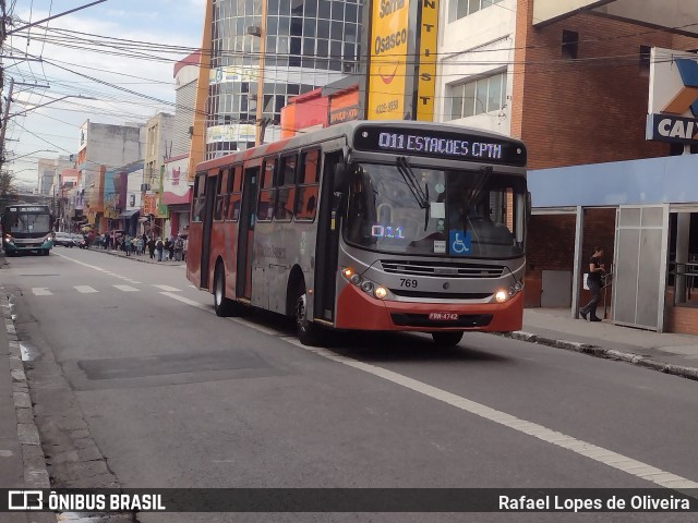 Viação Osasco 769 na cidade de Osasco, São Paulo, Brasil, por Rafael Lopes de Oliveira. ID da foto: 11312510.