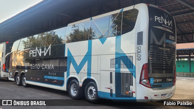 Empresa de Ônibus Nossa Senhora da Penha 60105 na cidade de Embu das Artes, São Paulo, Brasil, por Fábio Paixão. ID da foto: 11312362.