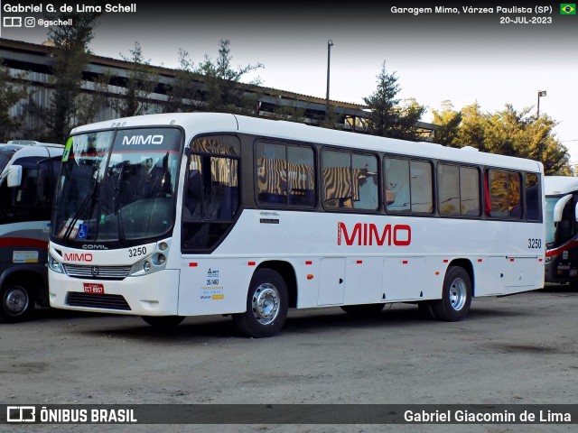 Viação Mimo 3250 na cidade de Várzea Paulista, São Paulo, Brasil, por Gabriel Giacomin de Lima. Número da foto: #11314832.