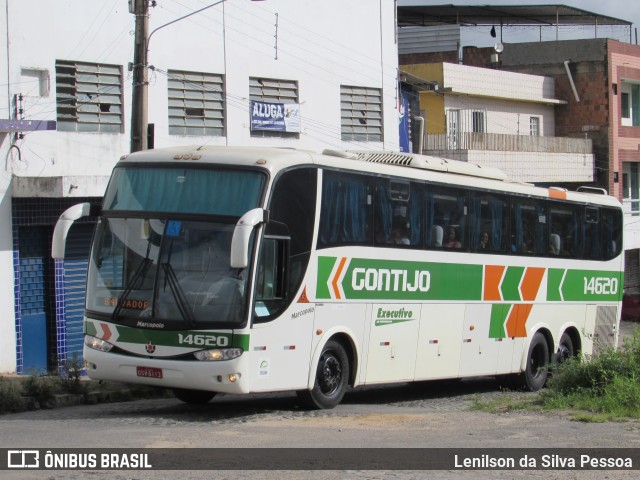 Empresa Gontijo de Transportes 14620 na cidade de Caruaru, Pernambuco, Brasil, por Lenilson da Silva Pessoa. ID da foto: 11314848.