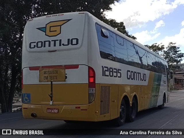 Empresa Gontijo de Transportes 12835 na cidade de Timóteo, Minas Gerais, Brasil, por Ana Carolina Ferreira da Silva. Número da foto: #11314209.