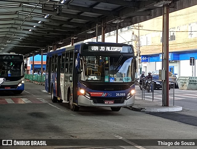 Auto Ônibus Moratense 26.069 na cidade de Franco da Rocha, São Paulo, Brasil, por Thiago de Souza. Número da foto: #11312761.