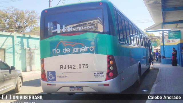 Expresso Rio de Janeiro RJ 142.075 na cidade de Magé, Rio de Janeiro, Brasil, por Calebe Andrade. ID da foto: 11314030.