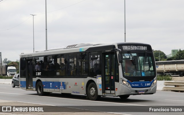 Sambaíba Transportes Urbanos 2 2817 na cidade de São Paulo, São Paulo, Brasil, por Francisco Ivano. ID da foto: 11314662.