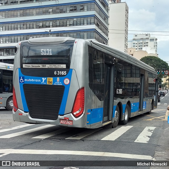 Viação Paratodos > São Jorge > Metropolitana São Paulo > Mobibrasil 6 3165 na cidade de São Paulo, São Paulo, Brasil, por Michel Nowacki. Número da foto: #11315083.