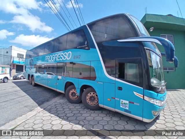 Auto Viação Progresso 6147 na cidade de Belém, Pará, Brasil, por Paul Azile. ID da foto: 11312521.