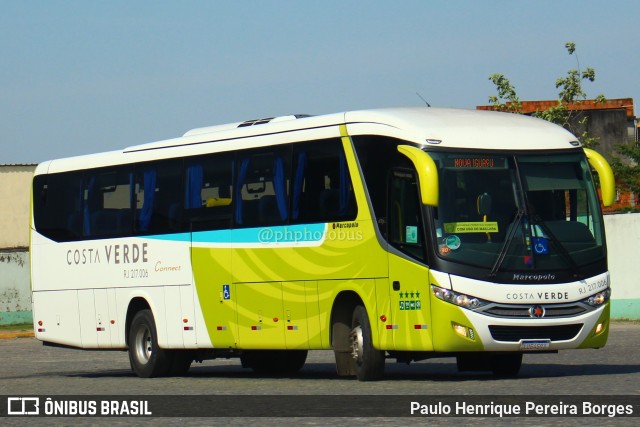 Costa Verde Transportes RJ 217.006 na cidade de Nova Iguaçu, Rio de Janeiro, Brasil, por Paulo Henrique Pereira Borges. Número da foto: #11314412.