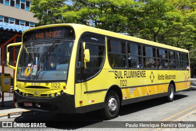 Viação Sul Fluminense 1122 na cidade de Volta Redonda, Rio de Janeiro, Brasil, por Paulo Henrique Pereira Borges. Número da foto: #11314328.