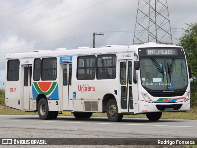 Consórcio Unitrans - 08 > Reunidas Transportes 08047 na cidade de Messias, Alagoas, Brasil, por Rodrigo Fonseca. Número da foto: #11312072.