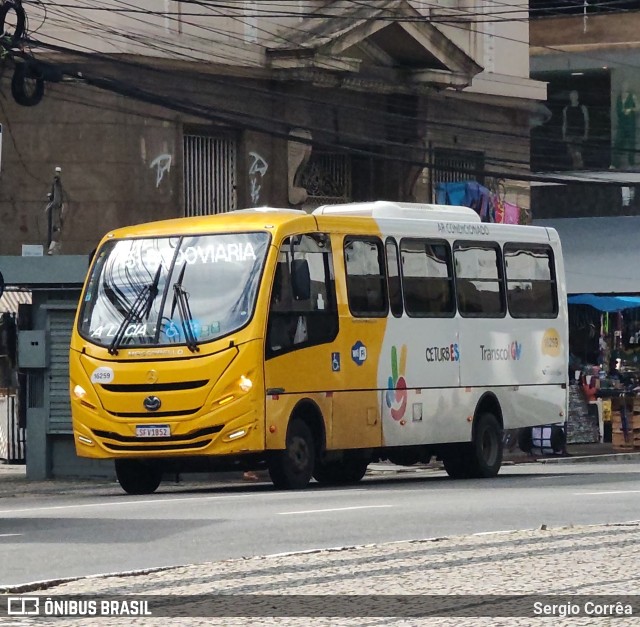 Expresso Santa Paula 16259 na cidade de Vitória, Espírito Santo, Brasil, por Sergio Corrêa. ID da foto: 11314046.